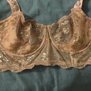 Victoria's Secret Gold Lace Bra